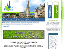 Tablet Screenshot of anizylechateau.com